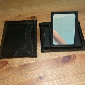 2 Mary Kay standing mirrors with case - set of 2